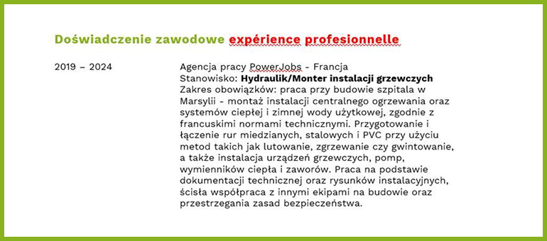 przykład opisu doświadczenia zawodowego_2