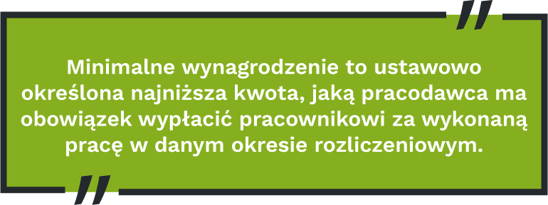 Minimalne wynagrodzenie to ustawowo określona najniższa kwota, jaką pracodawca ma obowiązek wypłacić pracownikowi za wykonaną pracę w danym okresie rozliczeniowym.
