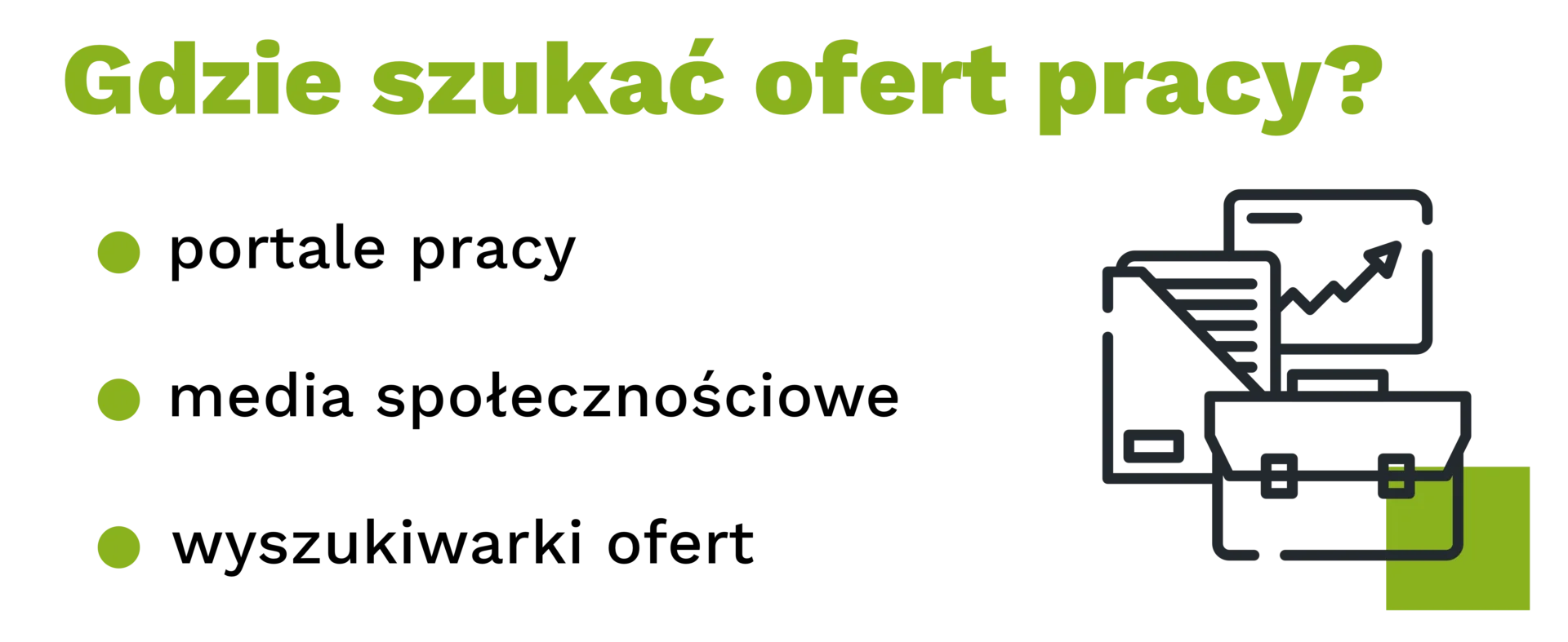 Gdzie szukać ofert pracy? portale pracy media społecznościowe wyszukiwarki ofert